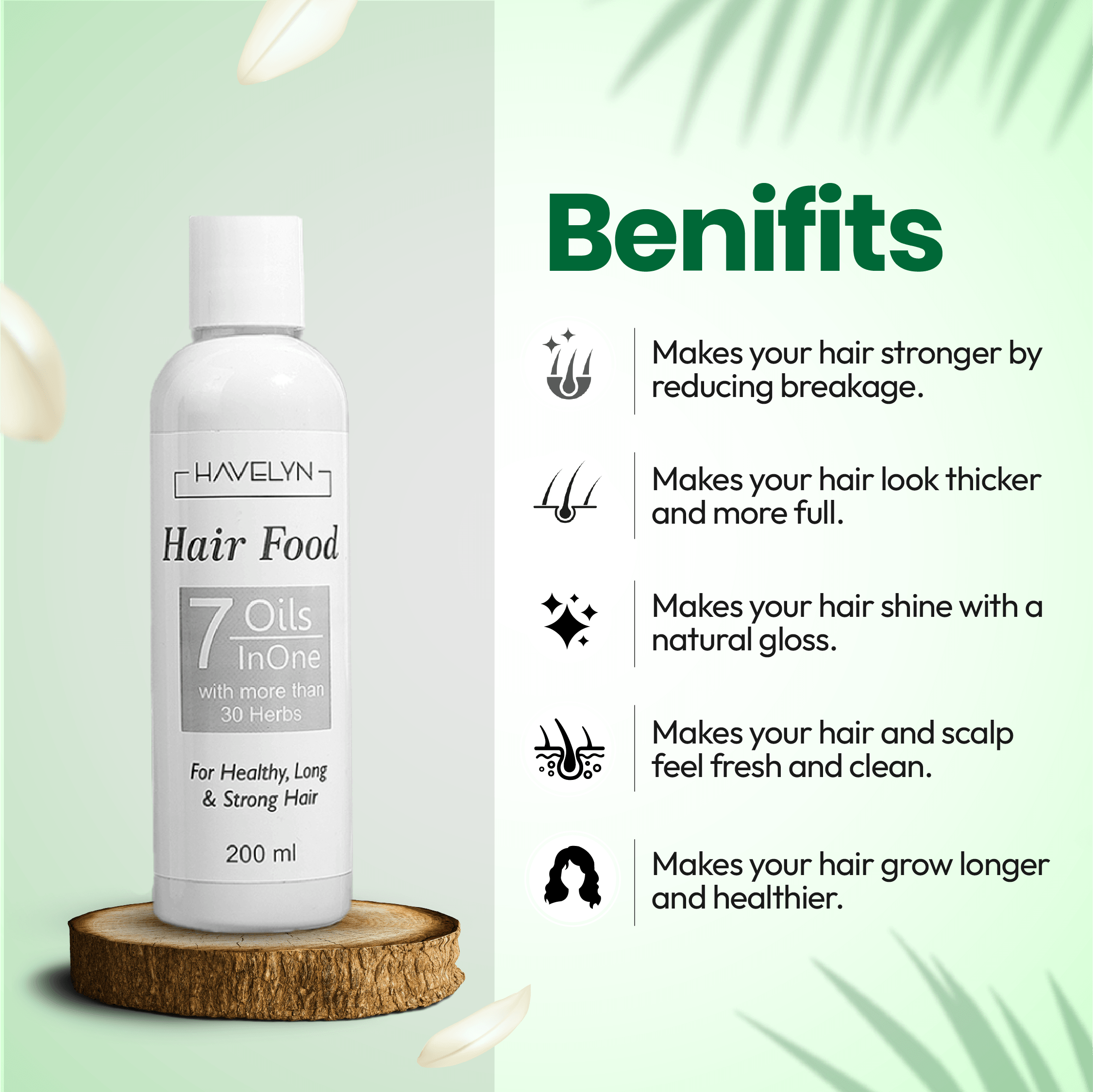 Pure Natural Hair Oil For Hair Growth and strength