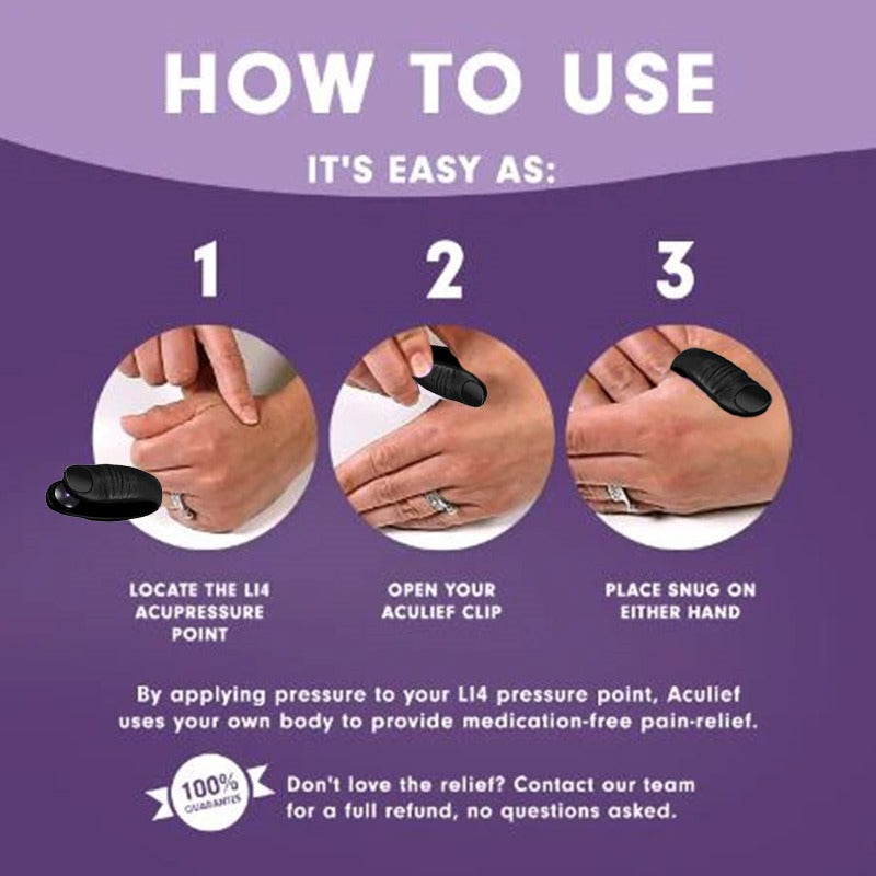 Sugar Control Li4 Acupressure Point Clip